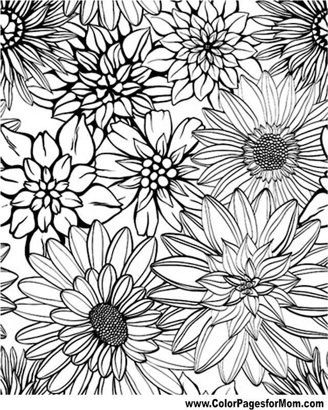 Advanced Flower Coloring Page 79 Beautiful Designs For Kids Advanced Flower Coloring Page 79 Beautiful Designs For Kids