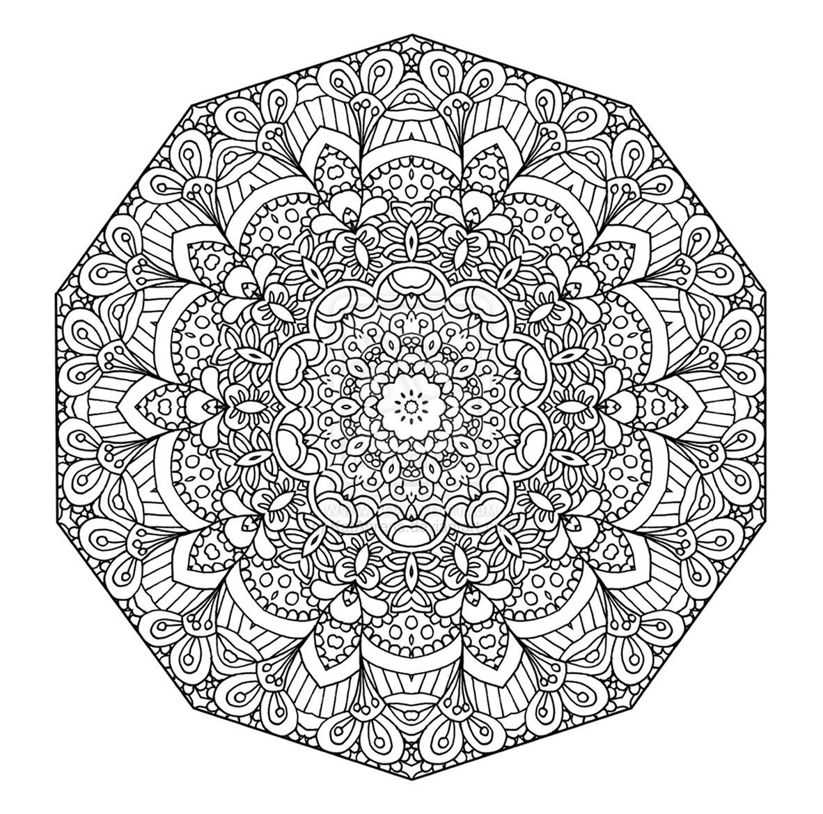 Advanced Mandala Coloring Pages Printable Coloring Home Advanced Mandala Coloring Pages Printable Coloring Home