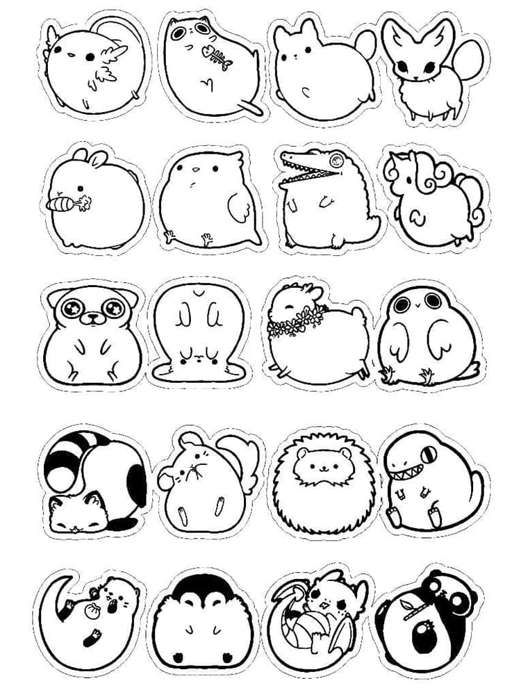 Aesthetics Animals Coloring Page Download Print Or Color Online For Free Aesthetics Animals Coloring Page Download Print Or Color Online For Free