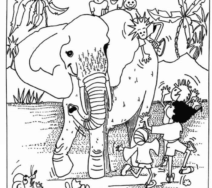 African Animals Coloring Page Coloring Home