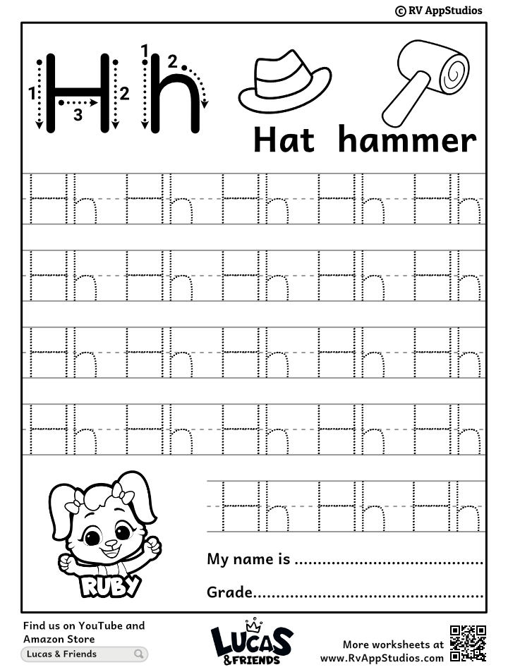 Alphabet Hh Letter Printable Letter Hh Tracing Worksheets Alphabet Hh Letter Printable Letter Hh Tracing Worksheets