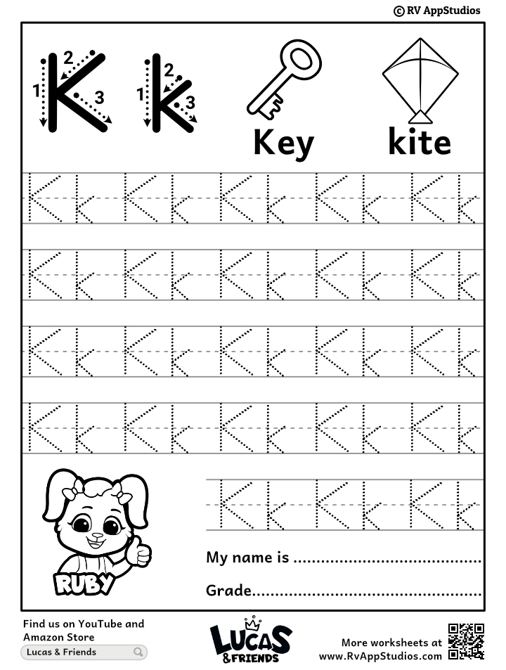 Alphabet Kk Letter Printable Letter Kk Tracing Worksheets Alphabet Kk Letter Printable Letter Kk Tracing Worksheets