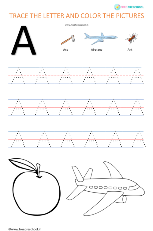 Alphabet Letter Aa Tracing Free Preschool Alphabet Letter Aa Tracing Free Preschool