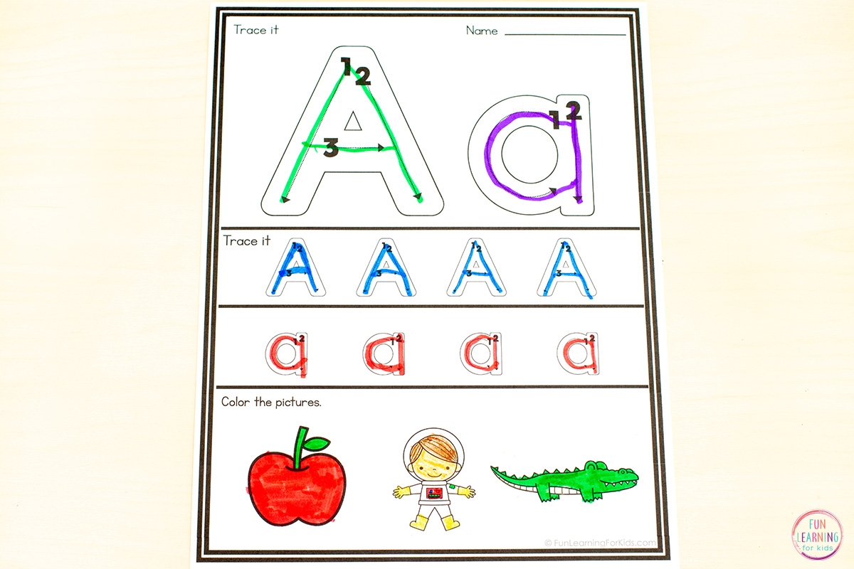 alphabet letter tracing sheets alphabet letter tracing sheets