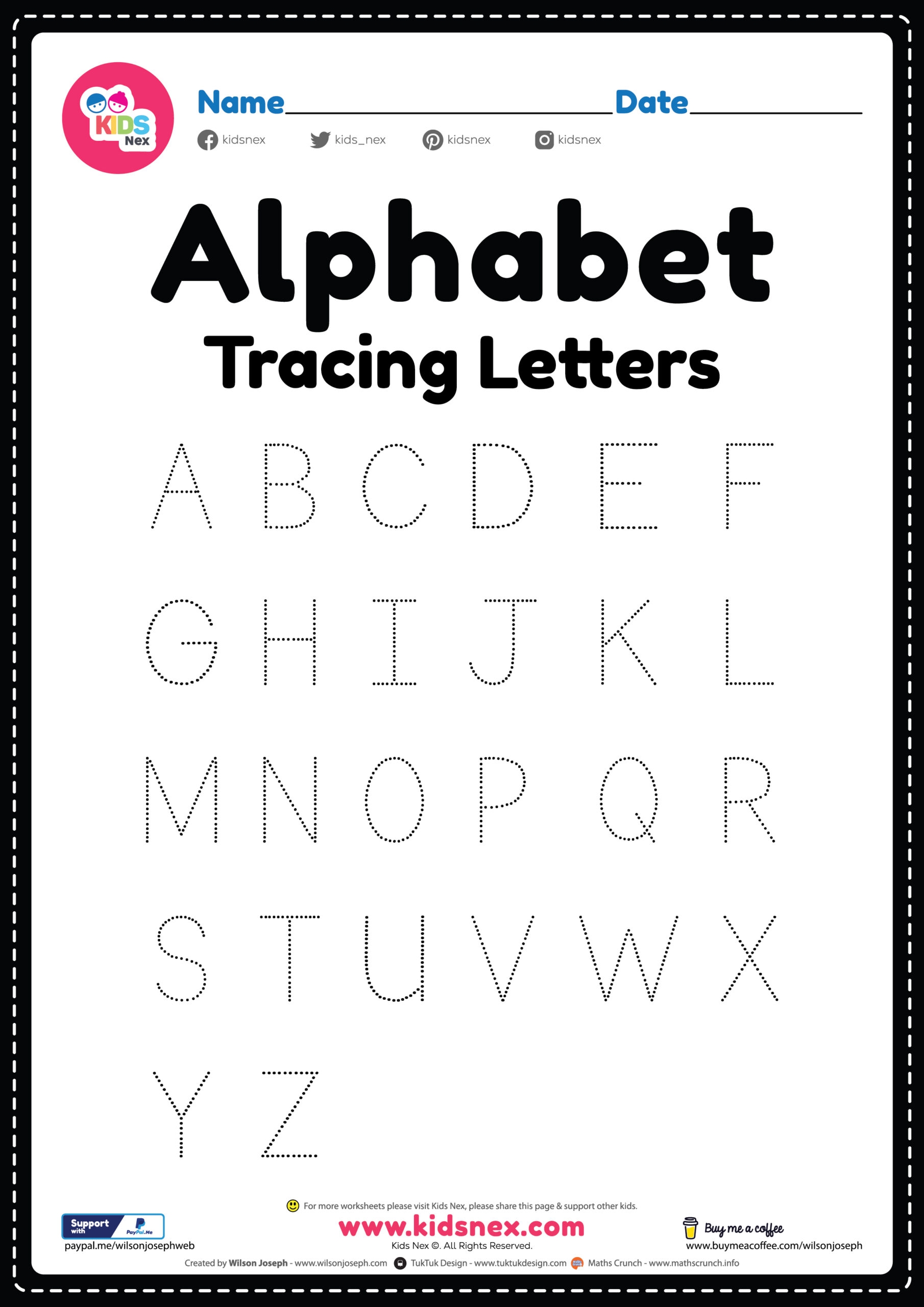 Alphabet Letters Worksheets Printable Alphabet Tracin Vrogue co
