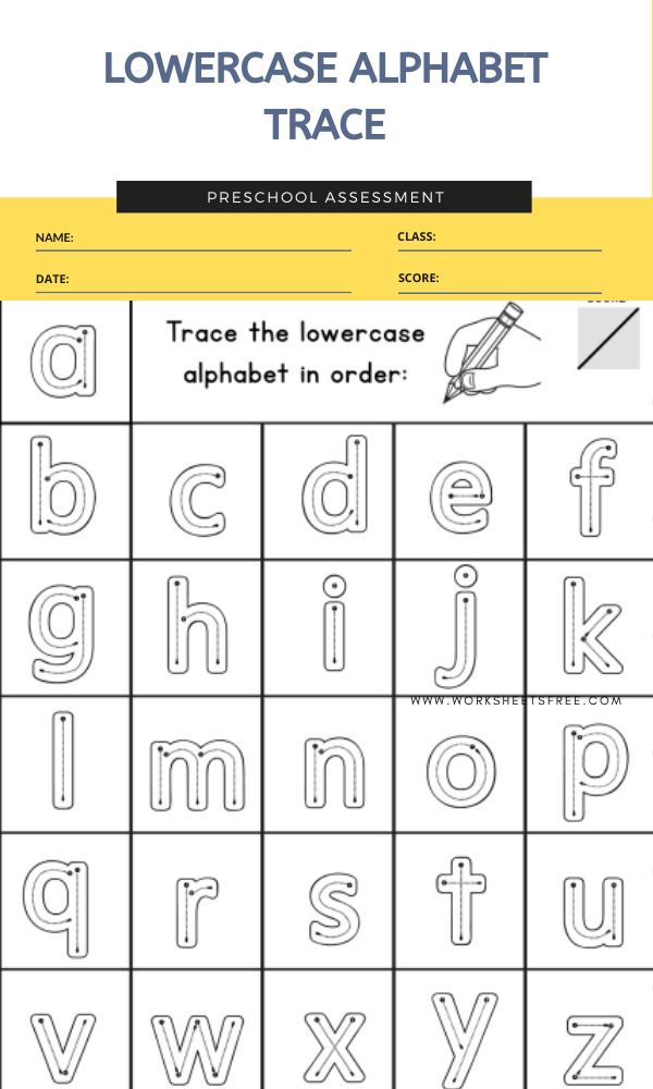 Alphabet Lowercase Letter Tracing Letter Tracing Worksheets Alphabet Lowercase Letter Tracing Letter Tracing Worksheets