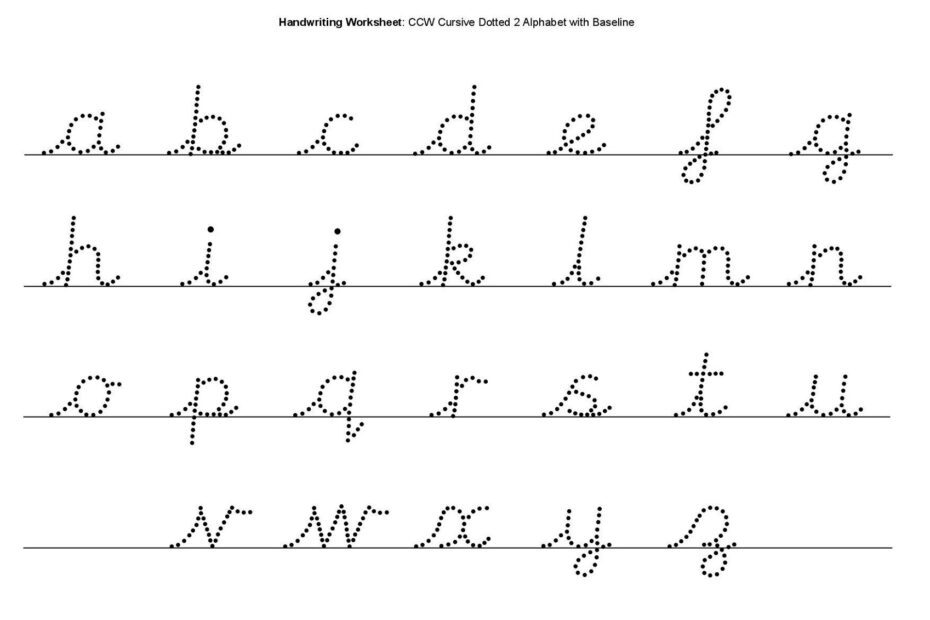 Alphabet Printable Letters To Trace 101 Activity