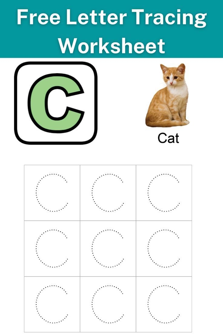 Alphabet Tracing Letter C Alphabet Tracing Letter C