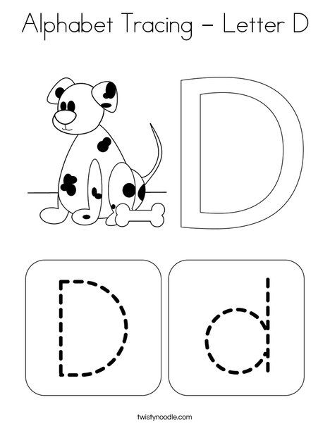 alphabet tracing letter d alphabet tracing letter d
