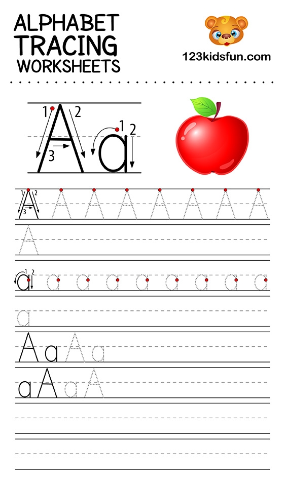 Alphabet Tracing Practice Sheets Alphabet Tracing Practice Sheets