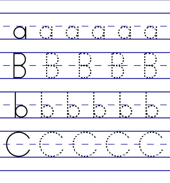 Alphabet Tracing Sheets Activity Shelter