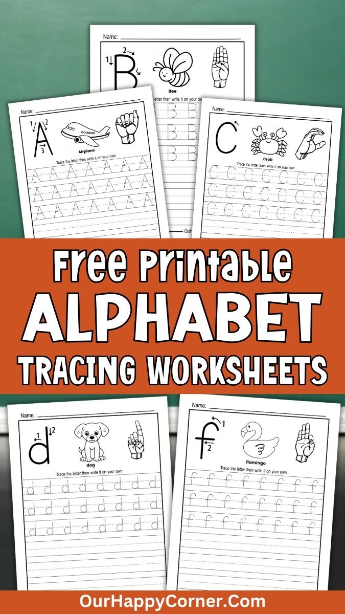 Alphabet Tracing Worksheets Free Printables Artofit Alphabet Tracing Worksheets Free Printables Artofit