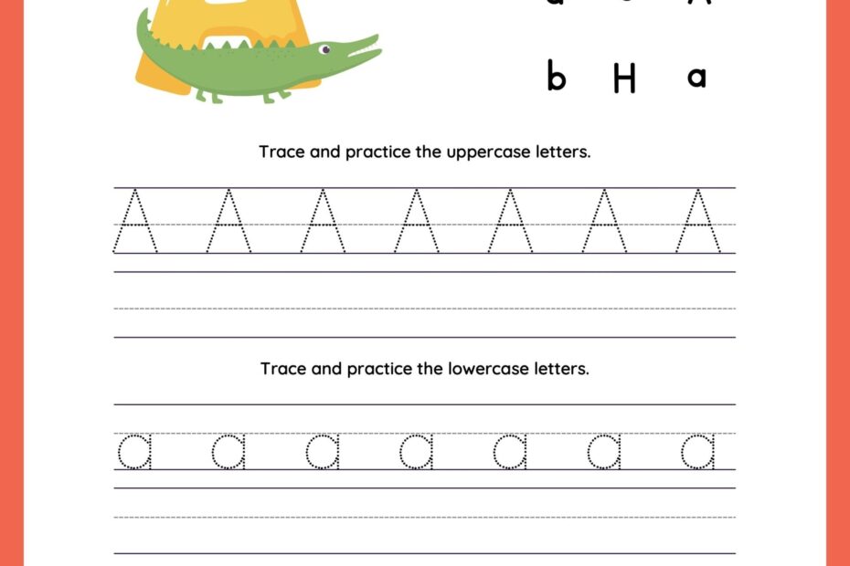 Alphabet Tracing Worksheets Uppercase Lowercase Letters Letter Bilarasa