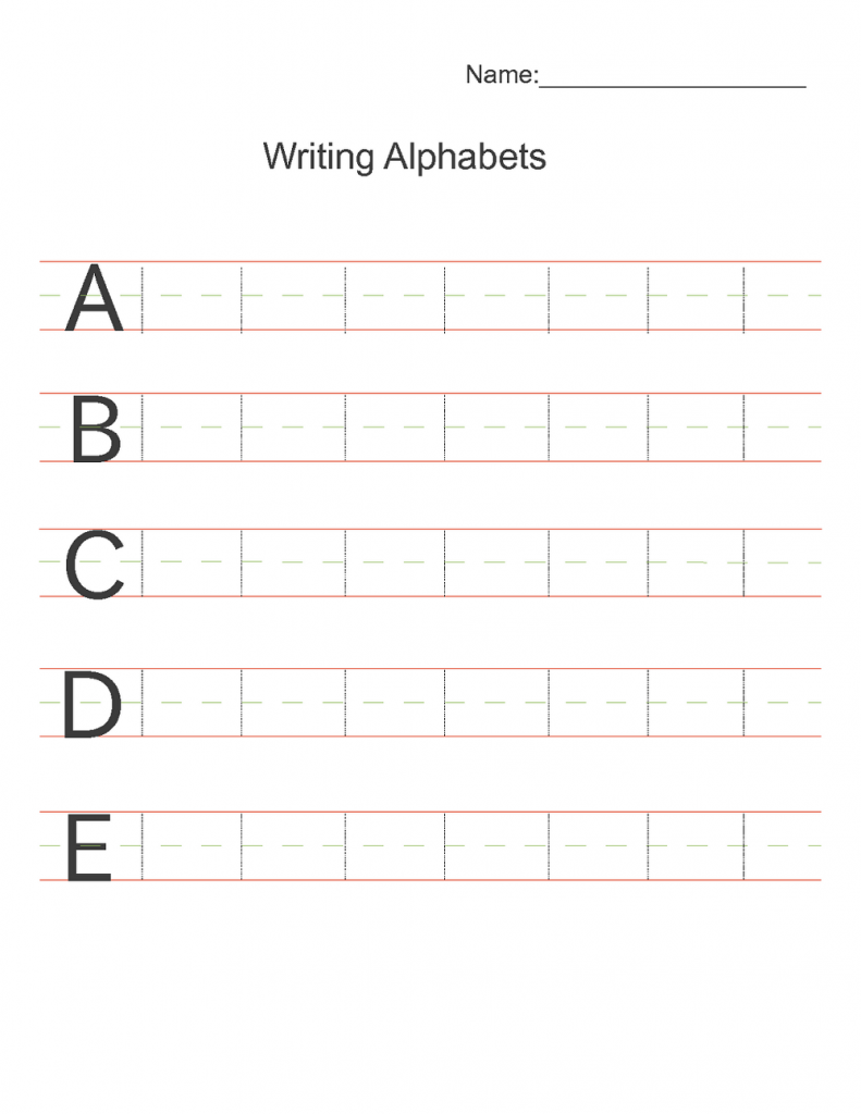 Alphabet Writing Practice Printable Learning Printable Alphabet Writing Practice Printable Learning Printable