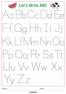 Alphabet Writing Practice Worksheets PDF Fun And Effective Learning