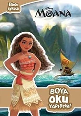 Amazon Disney Moana Boya Oku Yapistir 9786050939477 Collective