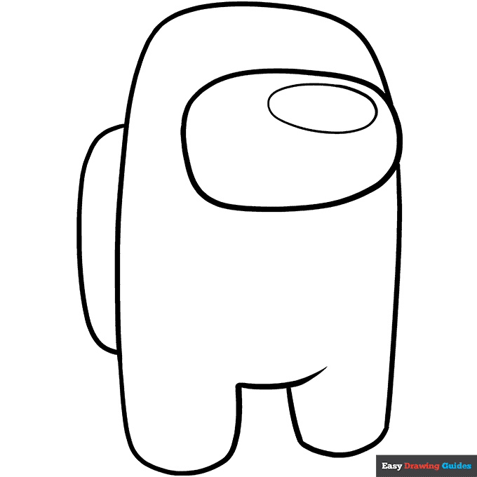 Among Us Coloring Page Easy Drawing Guides Among Us Coloring Page Easy Drawing Guides