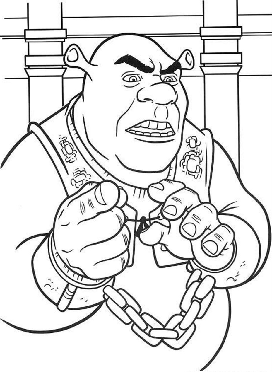 Angry Shrek Coloring Page Free Printable Coloring Pages For Kids Angry Shrek Coloring Page Free Printable Coloring Pages For Kids