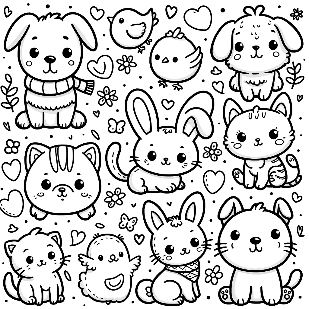 Animal Coloring Pages For Children Day Dream Colors Animal Coloring Pages For Children Day Dream Colors