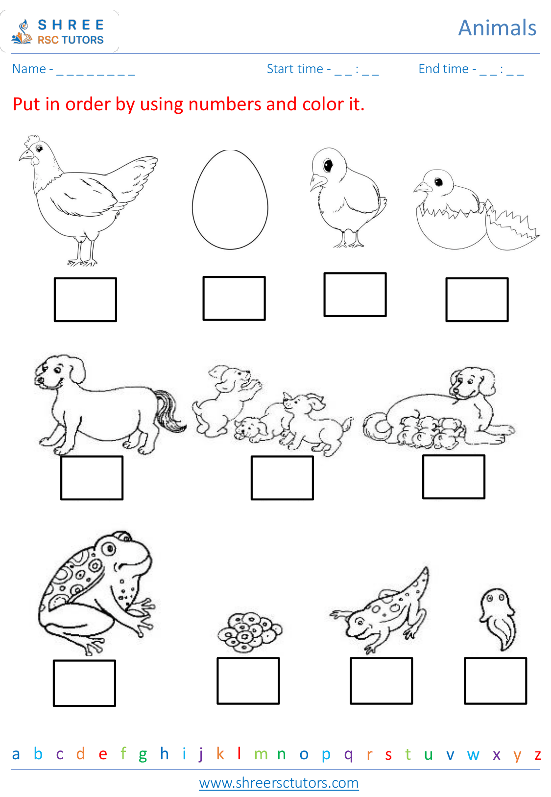 Animal Life Cycle Worksheets For Grade 2 Science Shree Rsc Tutors Animal Life Cycle Worksheets For Grade 2 Science Shree Rsc Tutors