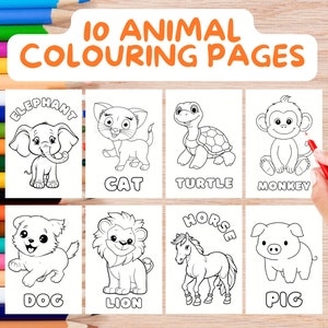 Animal Printable Colouring Pages For Kids Toddlers Preschoolers Animal Animal Printable Colouring Pages For Kids Toddlers Preschoolers Animal
