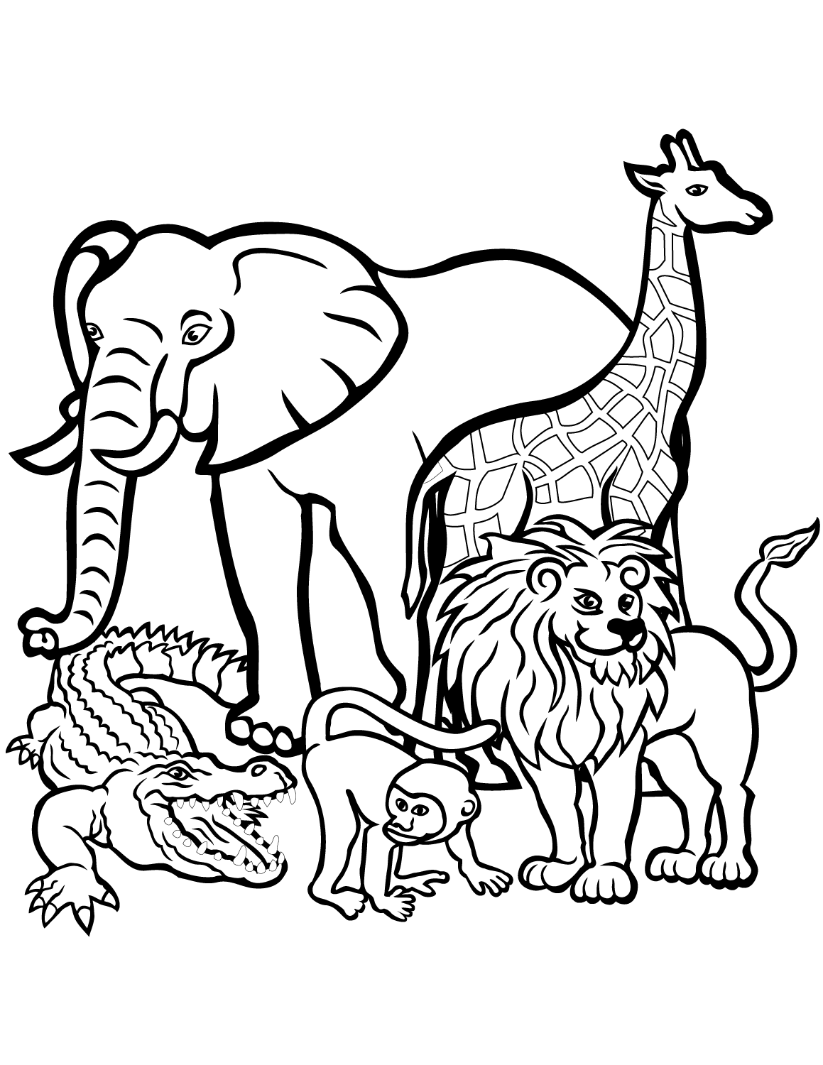 Animals In The Wild Coloring Page Free Printable Coloring Pages For Kids Animals In The Wild Coloring Page Free Printable Coloring Pages For Kids