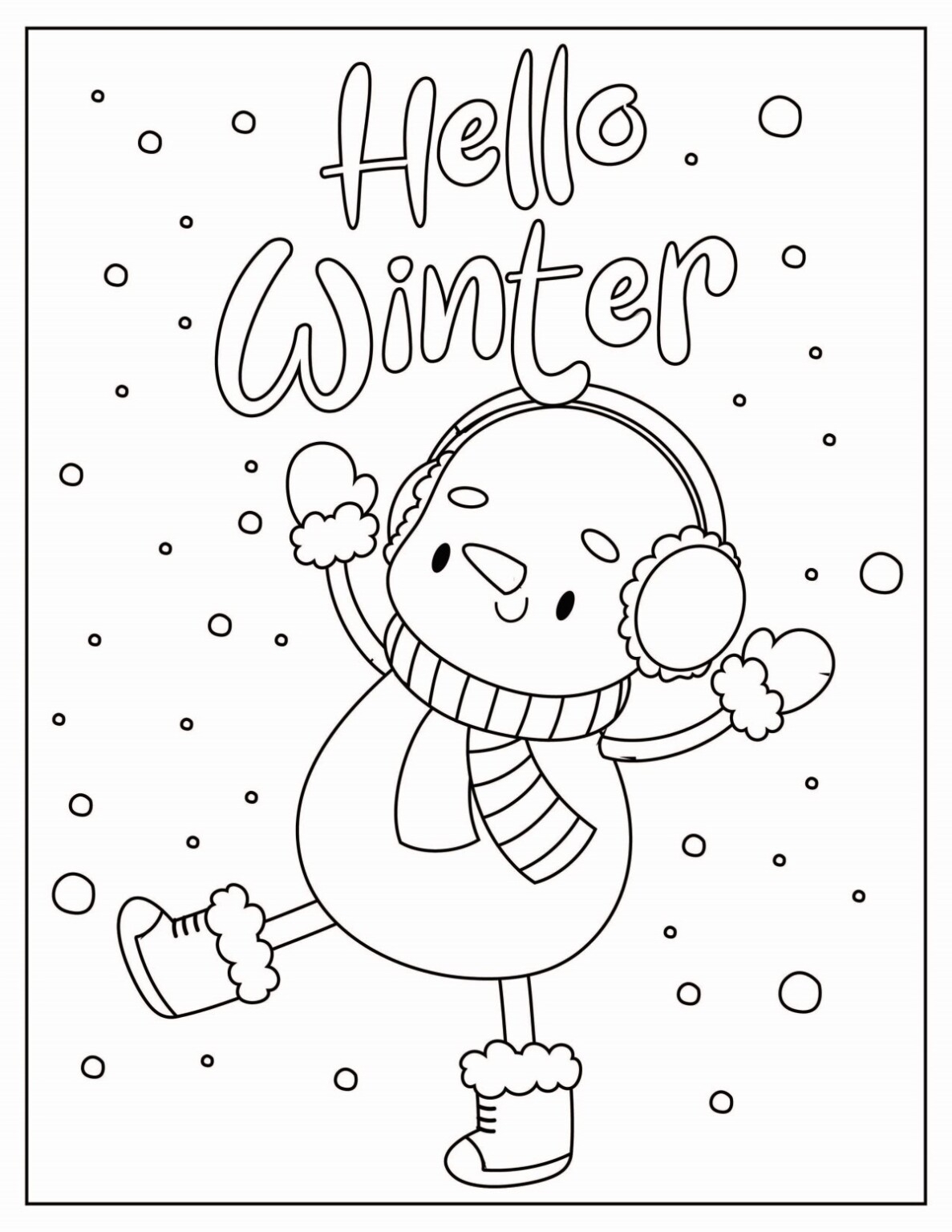 Anime Coloring Pages Winter Coloring Pages Anime Coloring Pages Winter Coloring Pages
