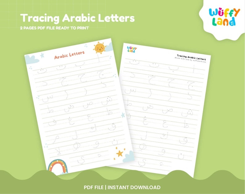 Arabic Alphabet Tracing Sheet Tracing Alphabets Workbooks Etsy Arabic Alphabet Tracing Sheet Tracing Alphabets Workbooks Etsy