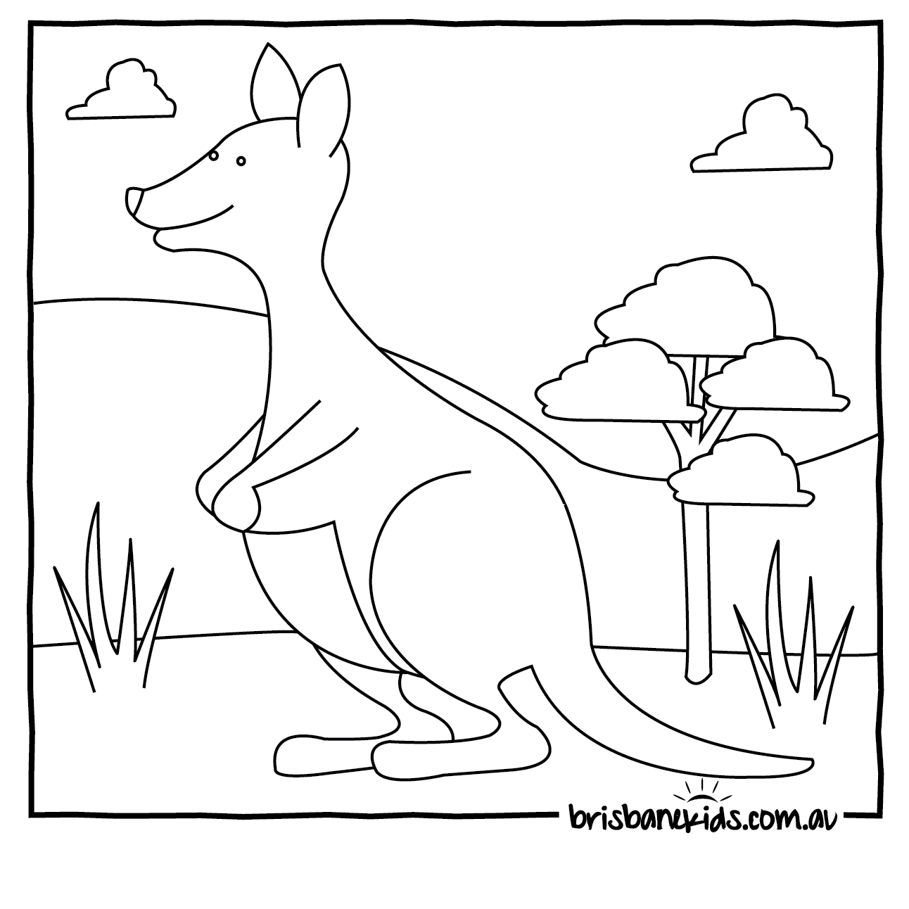 Australian Animals Colouring Pages Brisbane Kids Australian Animals Colouring Pages Brisbane Kids