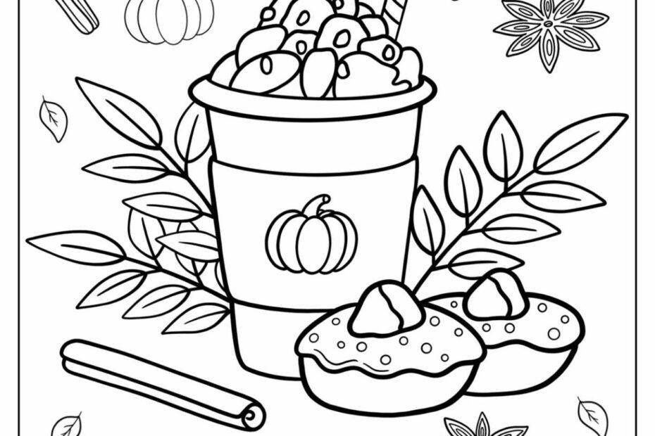Autumn Fall Coloring Pages Free PDF Printables Thanksgiving