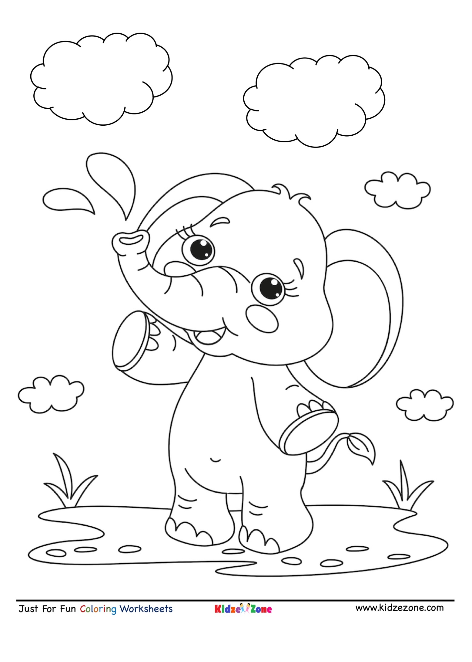 Baby Elephant Coloring Sheet Coloring Pages Baby Elephant Coloring Sheet Coloring Pages