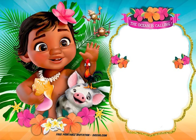 Baby Moana Party Printables Baby Moana Party Printables