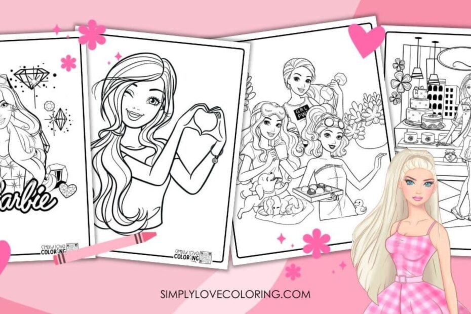 Barbie Coloring Pages Printable Pdf Infoupdate