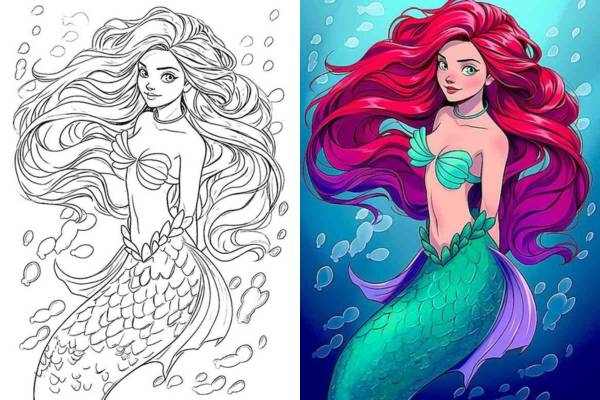 Barbie Mermaid Colouring Pages To Print Infoupdate Barbie Mermaid Colouring Pages To Print Infoupdate