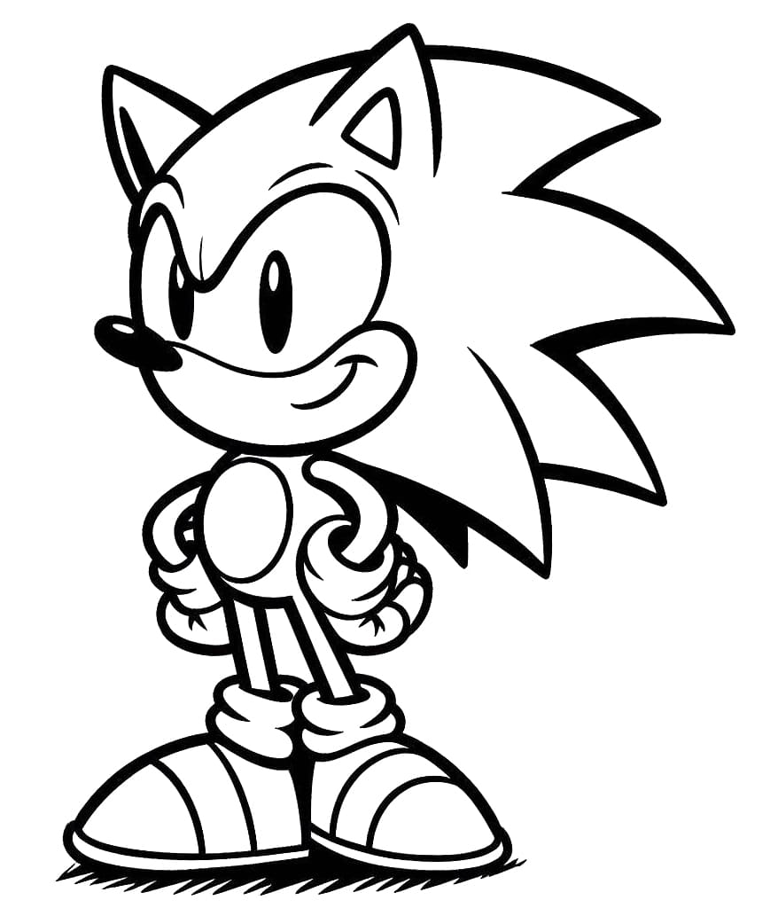 Basic Sonic Coloring Page Download Print Or Color Online For Free Basic Sonic Coloring Page Download Print Or Color Online For Free