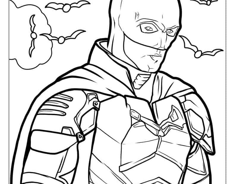 Batman Beyond Muana Printable Coloring Sheets Free Coloring Sheet