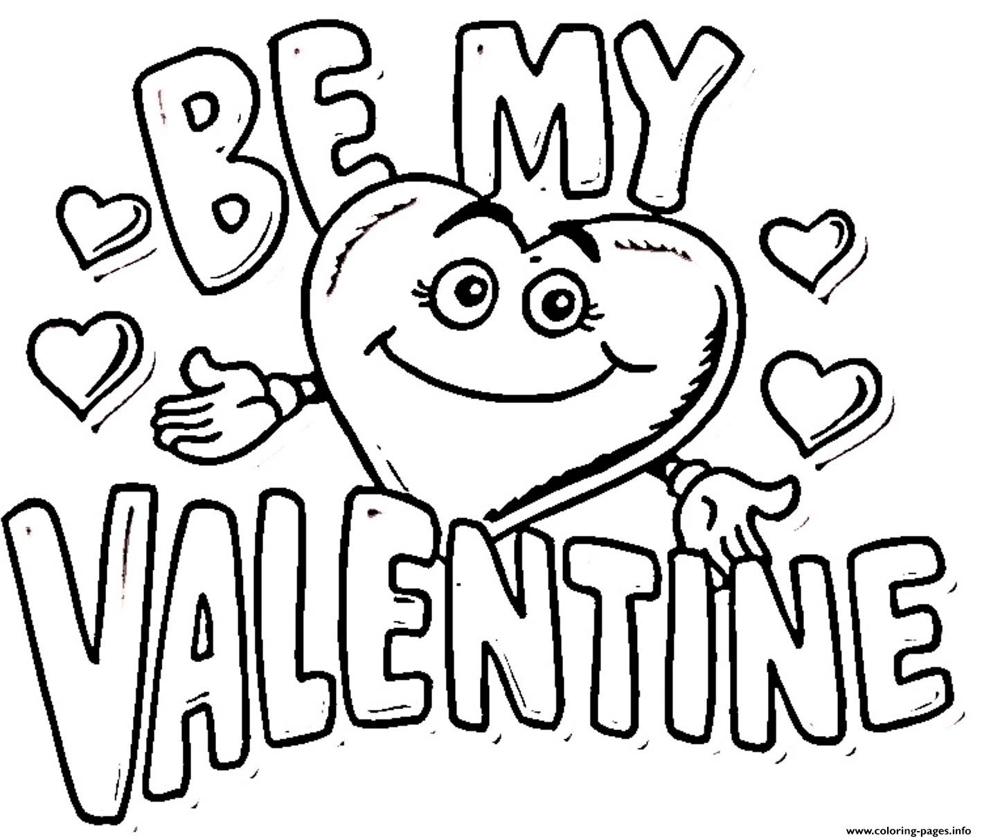 Be Mine Valentine Valentines Day Coloring Page Coloring Pages Printable Be Mine Valentine Valentines Day Coloring Page Coloring Pages Printable