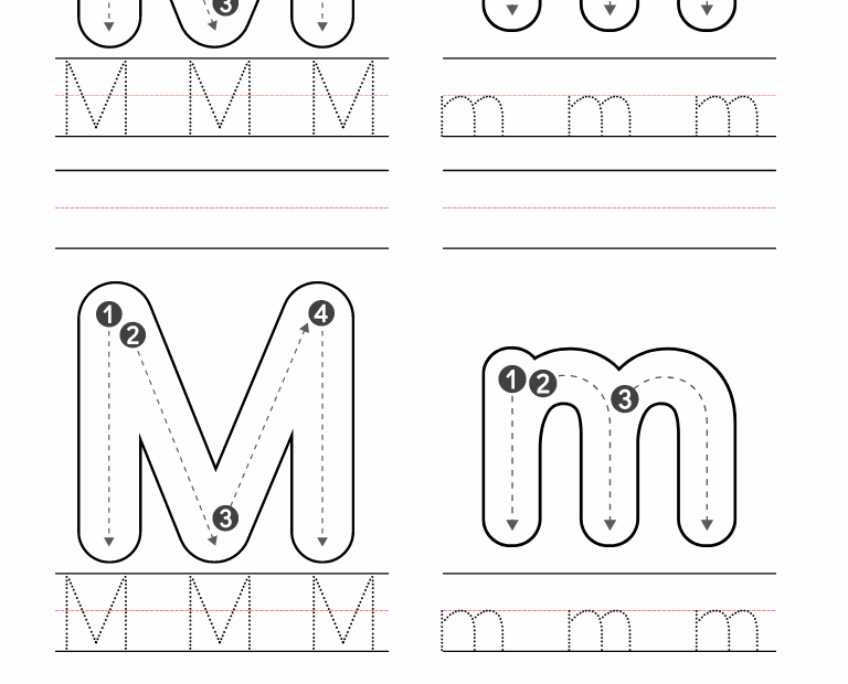 Beginning Letter M Worksheet PrimaryLearning Org Worksheets Library
