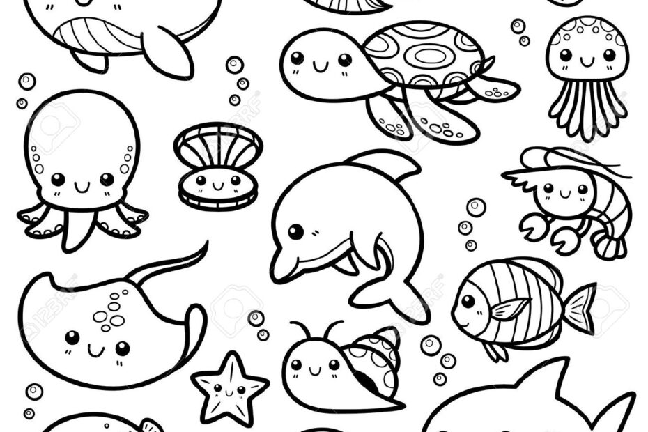 Best Ocean Animals Coloring Pages For Kids Best Coloring Pages For Kids