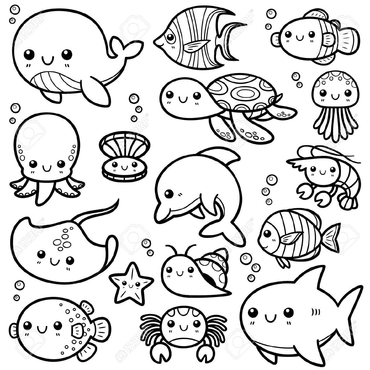 Best Ocean Animals Coloring Pages For Kids Best Coloring Pages For Kids Best Ocean Animals Coloring Pages For Kids Best Coloring Pages For Kids