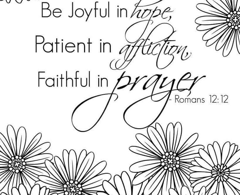 Bible Verse Free Printable Coloring Page Download Print Or Color
