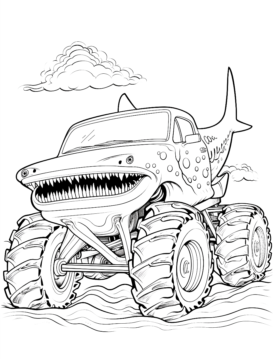 Big Truck Coloring Pages For Kids Big Truck Coloring Pages For Kids