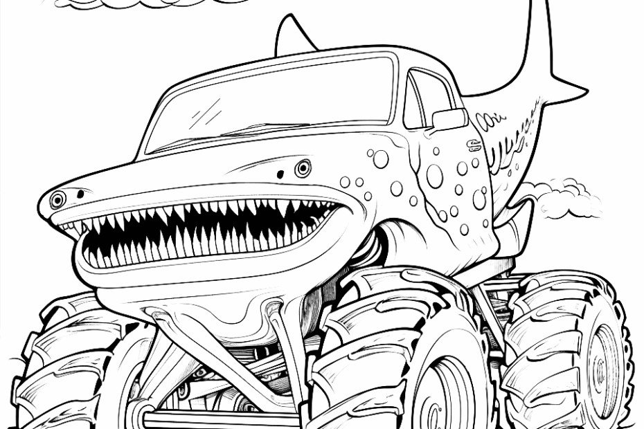 Big Truck Coloring Pages For Kids
