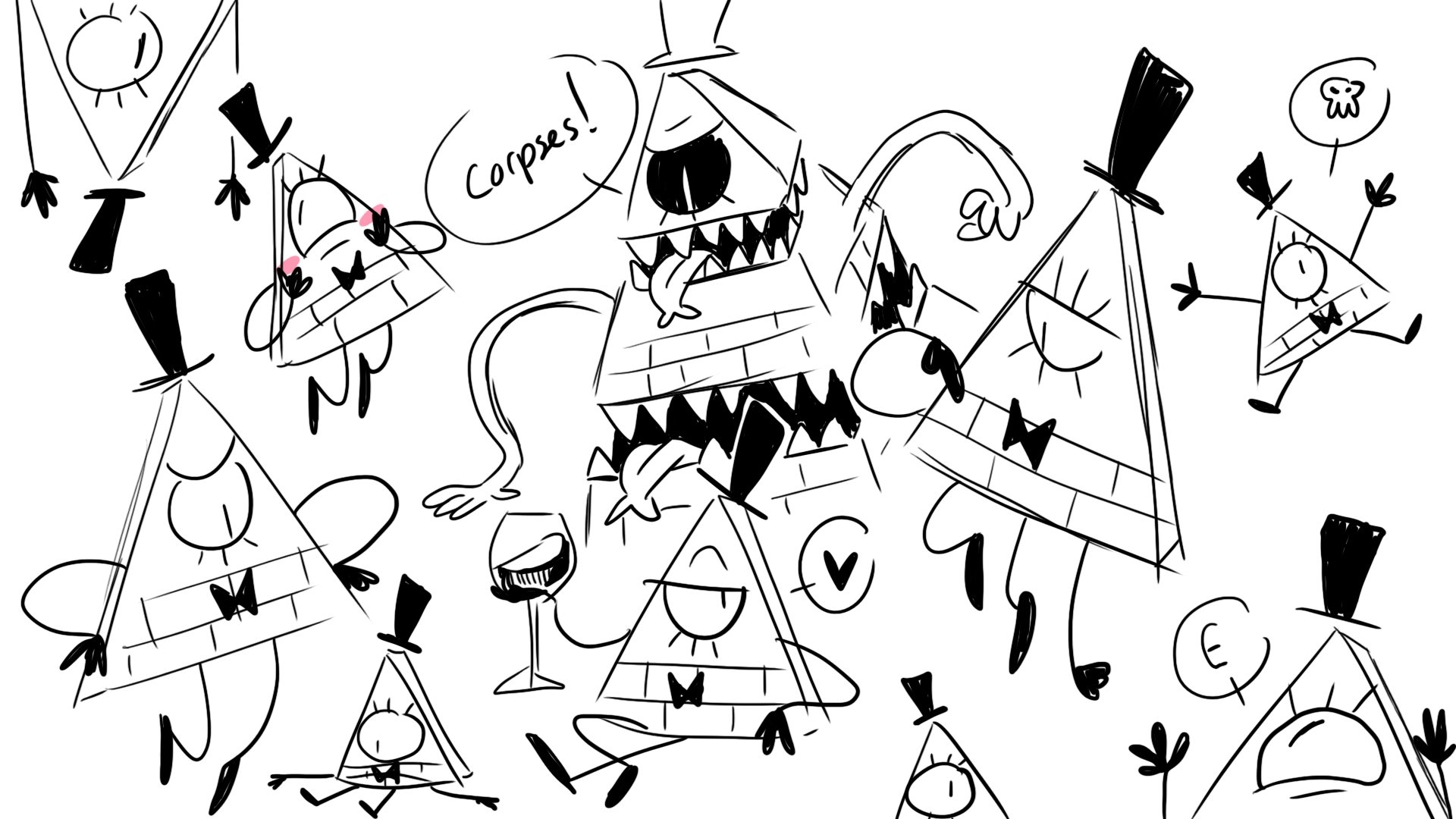 Bill Cipher Coloring Pages Coloring Nation Bill Cipher Coloring Pages Coloring Nation