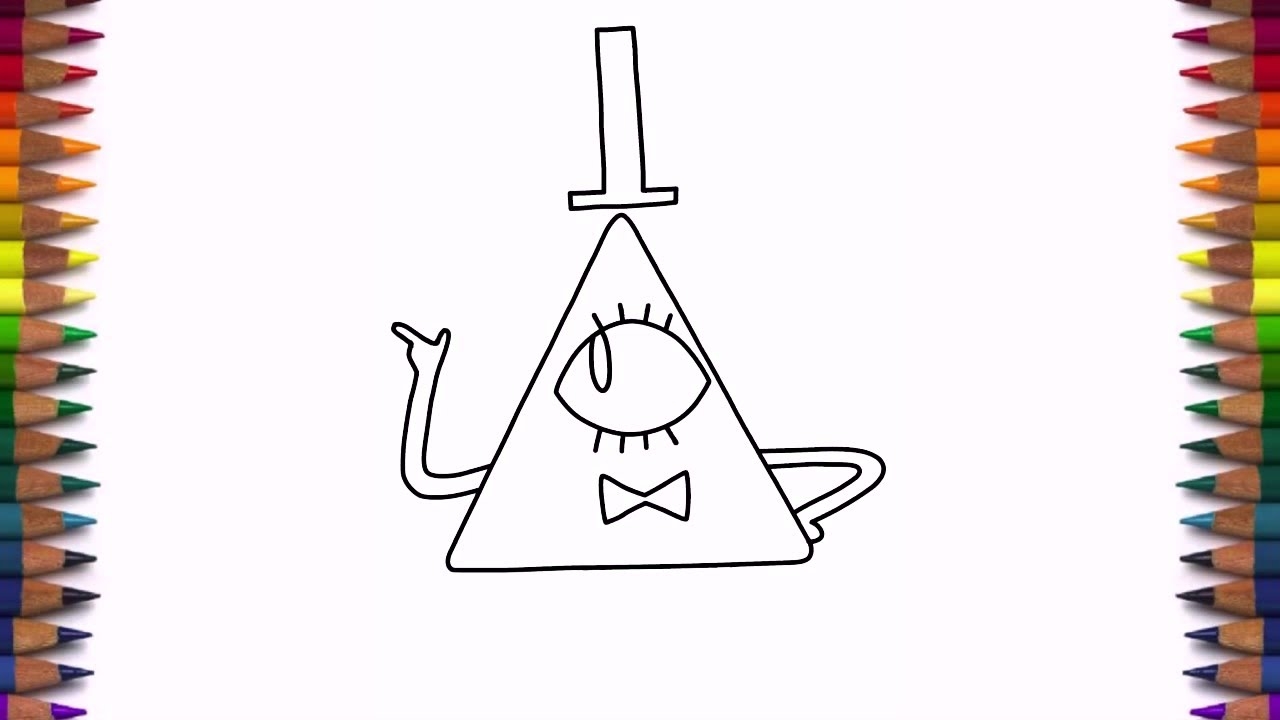 Bill Cipher Gravity Falls Coloring Pages Bill Cipher Gravity Falls Coloring Pages