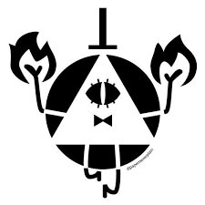 Bill Cipher Pumkin Stencil Halloween Pumpkin Stencils Gravity Falls
