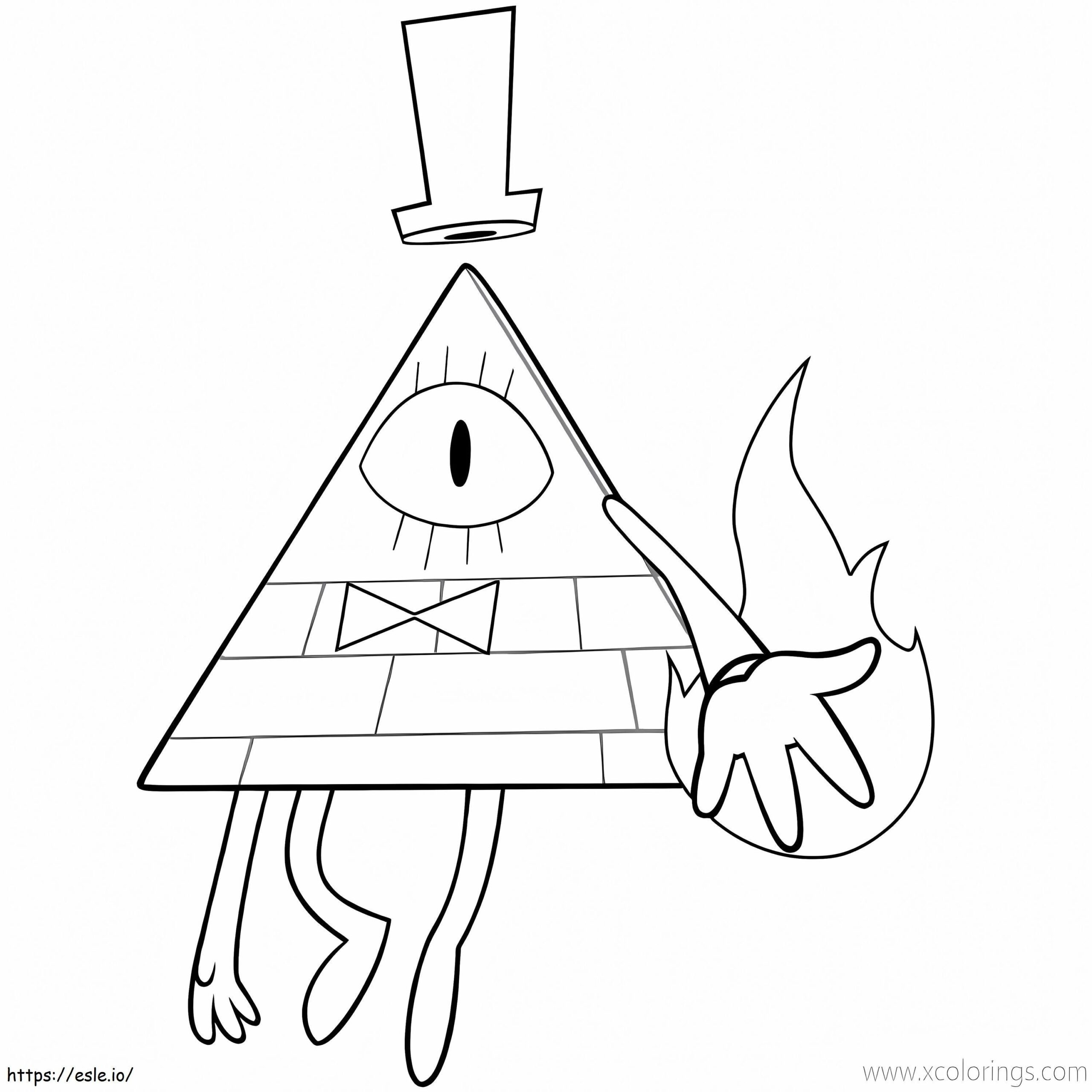 Bill Cipher Statue Gravity Falls Coloring Pages Coloring Pages The 