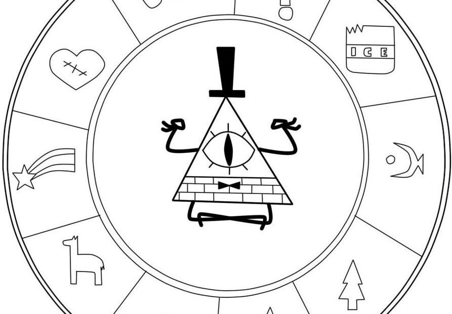 Bipper Gravity Falls Coloring Pages Coloring Pages