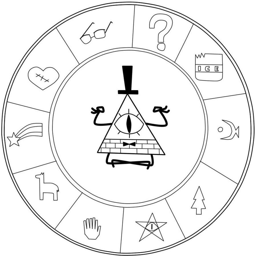 Bipper Gravity Falls Coloring Pages Coloring Pages