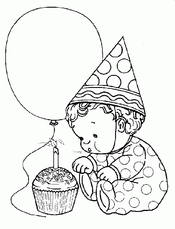 Birthday Coloring Pages Archives Birthday Coloring Pages Archives